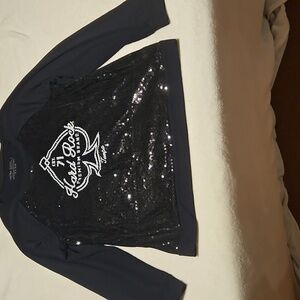 Hard Rock Tampa Sequin Long Sleeve Top XXL